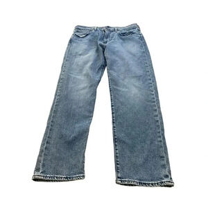 Levi's 502 Premium Blue Straight Leg Denim Jean Size W36 L30